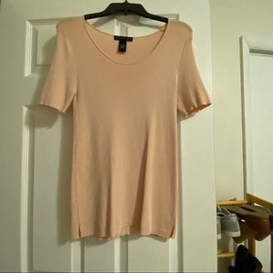 NWOT Pink Stretch Top